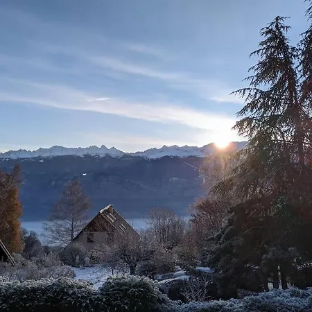 Maison Familiale En Montagne Avec Vue Merveilleuse Sur Le Massif De Belledonne Saint-Bernard  Exterior foto